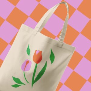 carreaux tote tulipe 01